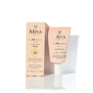 Miya Cosmetics myBBcream lekki Krem do twarzy BB SPF30 cera jasna 40 ml