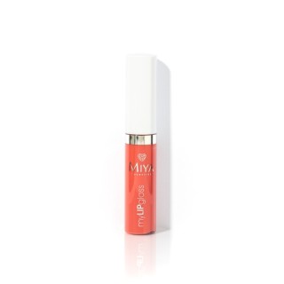 Miya Cosmetics myLIPgloss naturalny nawilżający Błyszczyk do ust z olejkami, woskami i witaminami Rosé 9 ml