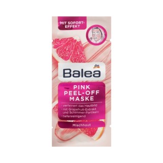 Balea Maseczka do twarzy Peel-off Pink 2x8 ml 