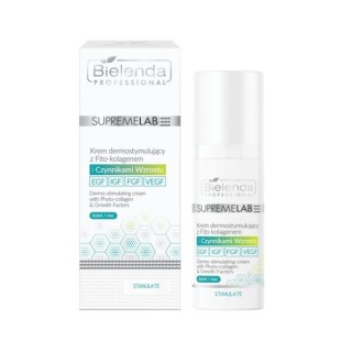 Bielenda Professional SUPREMELAB dermostymulujący Krem do twarzy z Fito-kolagenem i Czynnikami Wzrostu 50 ml