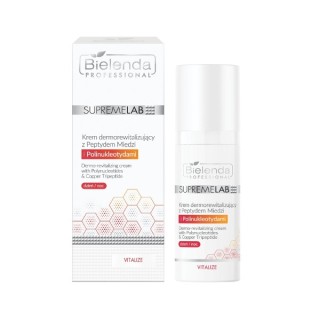 Bielenda Professional SUPREMELAB dermorewitalizujący Krem do twarzy z Peptydem Miedzi i Polinukleotydami 50 ml