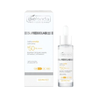 Bielenda Professional SUPREMELAB lekka Emulsja do twarzy ochronna SPF50 30ml