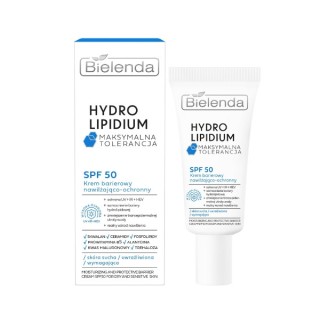 Bielenda Hydro Lipidium nawilżająco-ochronny Krem do twarzy SPF50 barierowy 30 ml