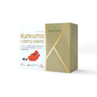 Biovitum Kurkuma i czarny pieprz 60 kapsułek