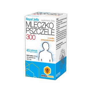 Mleczko pszczele Royal Jelly 300 mg 45 tabletek do ssania