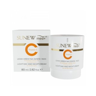 Sunew Med+ Vitamina C lekki Krem do twarzy na dzień i na noc z Witaminą C 80 ml