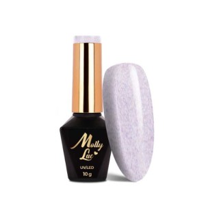 MollyLac /712/ Lakier hybrydowy z efektem sweterka Lilac 10 g