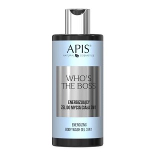 Apis Who's The Boss 3w1 energizujący Żel do mycia ciała pod prysznic 300 ml