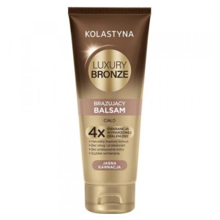 Kolastyna Luxury Bronze brązujący Balsam do ciała Jasna karnacja 200 ml