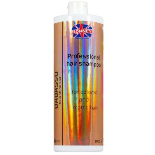Ronney Professional Holo Shine Star energetyzujący Szampon do włosów farbowanych i matowych Babassu Oil 1000 ml Ronney Professional Holo Shine Star energetyzujący Szampon do włosów farbowanych i matowych Babassu Oil 1000 ml