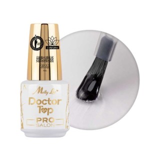 MollyLac Pro Salon Doctor Top innowacyjny samo naprawiający się Top no Wipe 15 g