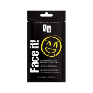 AA Face It seboregulująca Maseczka do twarzy dogłębnie oczyszczająca 18 ml