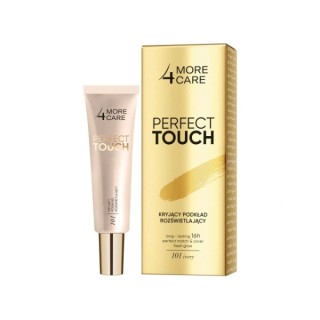 More 4 Care Perfect Touch kryjący Podkład do twarzy rozświetlający /101/ Ivory 30 ml