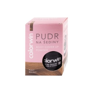 Colorwin Retouch Puder do retuszowania siwizny z lusterkiem i aplikatorem /Orzech/ 3.2 g