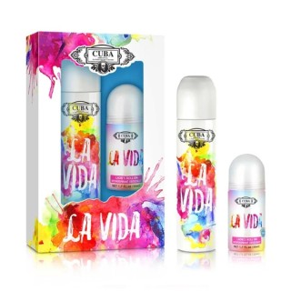 Cuba Origina La Vida for Women Zestaw Woda toaletowa w spray'u 100 ml + Roll-on 50 ml