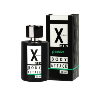 X-Phero Body Attack Green Perfumy z feromonami dla mężczyzn 50 ml