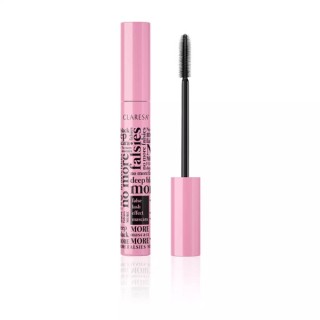 Claresa No More Falsies pogrubiający Tusz do rzęs Deep Black 10 g