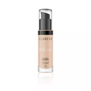 Claresa Doll Up! rozświetlający Podkład do twarzy /06/ Tan 34 g