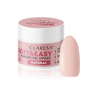 Claresa Soft & Easy Żel budujący do paznokci Natural 45 g Claresa Soft & Easy Żel budujący do paznokci Natural 45 g
