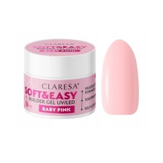 Claresa Soft & Easy Żel budujący do paznokci Baby Pink 45 g