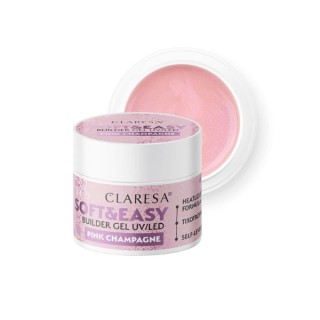 Claresa Soft & Easy Żel budujący do paznokci Pink Champagne 45 g