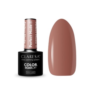 Claresa Perfect Nude Lakier hybrydowy do paznokci /8/ 5 g