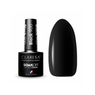 Claresa Lakier hybrydowy do paznokci Black 900 5 g