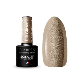 Claresa Full Glitter Lakier hybrydowy do paznokci /2/ 5 g
