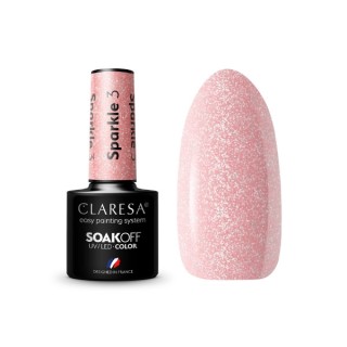 Claresa Sparkle Lakier hybrydowy do paznokci /3/ 5 g