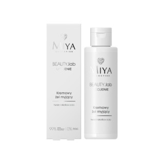 Miya Cosmetics BEAUTY.lab Ukojenie kremowy Żel myjący do twarzy i okolic oczu 100 ml