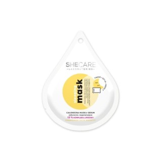 SheCare Sleeping Mask Całonocna Maska - Serum do twarzy odżywczo - regenerująca 10 ml