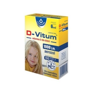 D-Vitum Witamina D 1000 j.m. aerozol 6 ml