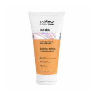 So!flow Emolientowo - Proteinowa Maska do włosów średnioporowatych z tendencją do puszenia 200 ml