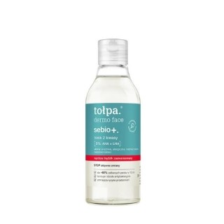 Tołpa Dermo Face Sebio+. Tonik do twarzy 2 kwasy 200 ml