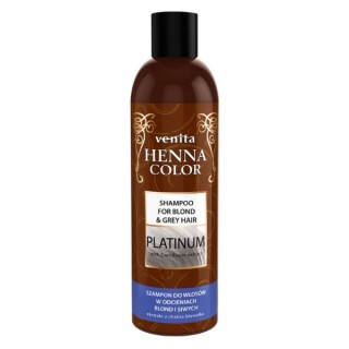 Venita Henna Color Szampon do włosów blond i siwych Platinum 250 ml