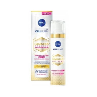 Nivea Cellular Iluminous Anti Spot Krem do twarzy na dzień SPF50 Kuracja na przebarweinia 40 ml