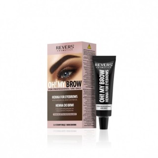 Revers Oh!My Brow kremowa Henna do brwi /3.0/ Ciemny Brąz