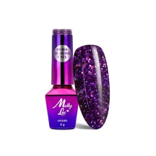 MollyLac /636/ Spotlight Lakier Hybrydowy Tinkleberry 5 ml