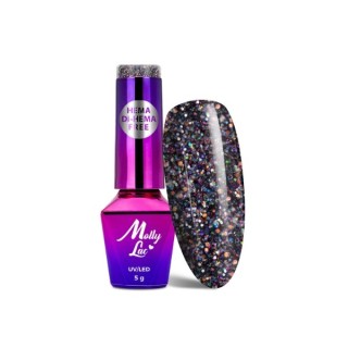 MollyLac /637/ Spotlight Lakier Hybrydowy Nightingale 5 ml