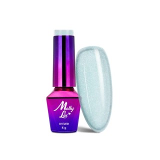 MollyLac /228/ Winter Crystalize Lakier Hybrydowy Candyman 5 ml