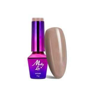MollyLac /211/ Obsession Lakier Hybrydowy Light Terracota 5 ml