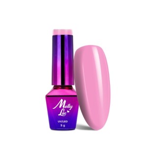 MollyLac /121/ Yoghurt Lakier Hybrydowy Marshmallow 5 ml