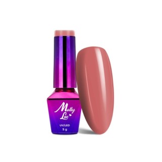 MollyLac /513/ Miss Iconic Lakier Hybrydowy Coral Gloos 5 ml