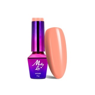 MollyLac /130/ Bubble Tea Lakier Hybrydowy Sweet Temptation 5 ml