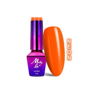 MollyLac /131/ Bubble Tea Lakier Hybrydowy Passion Fruit 5 ml