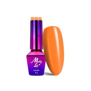 MollyLac /133/ Bubble Tea Lakier Hybrydowy Naranja 5 ml