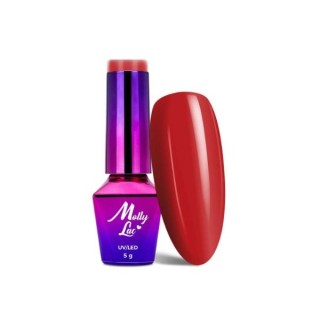 MollyLac /43/ Elite Women Lakier Hybrydowy Brick Red 5 ml