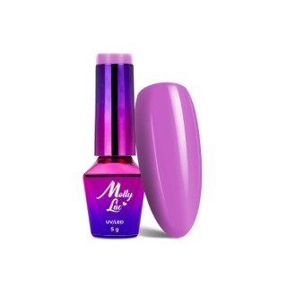 MollyLac /17/ Coctails & Drinks Lakier Hybyrdowy Purple Smoothie 5 ml