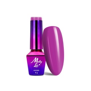 MollyLac /15/ Coctails & Drinks Lakier Hybyrdowy Bahama Mama 5 ml