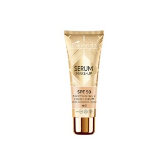 Bielenda Serum Make-up korygujący Fluid + serum do twarzy SPF50 /3/ 30 g
